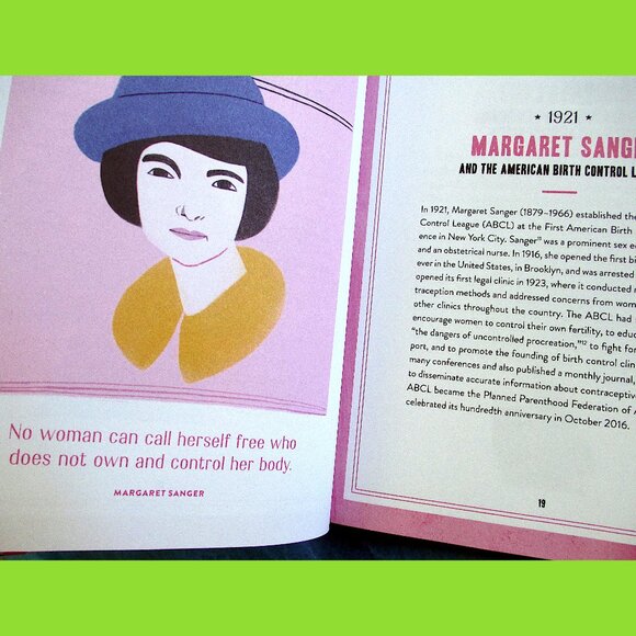 Book - The Illustrated Feminist: 100 Years of Suffrage, Strength, and Sisterhood - Picture 2 of 16